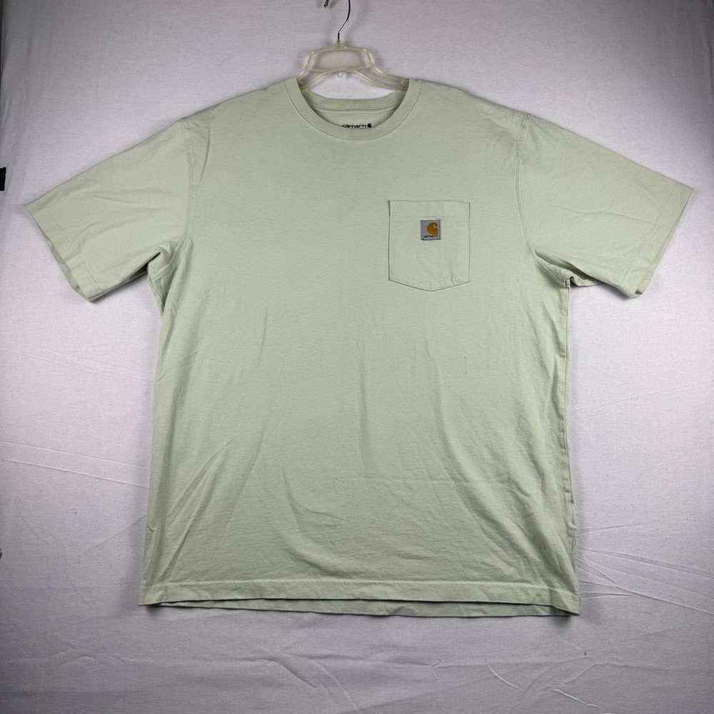 Carhartt K87 Loose Fit Pocket T-Shirt Mens XL Tall Mint Green Cotton K87-M GF3